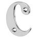 55mm Screw Fix Door Letter - c - Bright Chrome