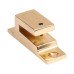 Hampstead Replacement Casement Window Fastener Hook Plate - Polished Brass