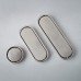 Exel Jarrow Circular Flush Cabinet Pull Handle - 51mm Diameter - Satin Nickel Exel Jarrow Circular Flush Cabinet Pull Handle - 51mm Diameter - Satin Nickel