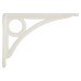Olde Forge Circle Shelf Bracket - 145 x 105mm - White