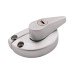Exel uPVC/Timber 10mm Narrow Back Keep Locking Fitch Sash Window Fastener - 65 x 10mm - Sat Chrome