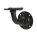 Olde Forge Heavy Duty Handrail Bracket - 64mm Projection - Black Antique Iron