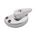 Exel uPVC/Timber 10mm Narrow Back Keep Locking Fitch Sash Window Fastener - 65 x 10mm - Chrome