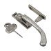From The Anvil Pear Drop Locking Night Vent Casement Window Fastener - Left Hand - Pewter