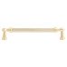 Exel Whitby Lines 10mm T-Bar Cabinet Pull Handle - 160mm Centres - Satin Brass