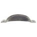 Olde Forge Square Cabinet Cup Handle - 84mm Centres - Pewter Effect