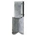 TIMCO Concrete In Fence Post Shoe - Bolt Secure - 75 x 75mm - Galvanised