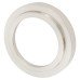 Burlington BUR60 by Frelan Escutcheon with Stepped Rose - 53mm Diameter - Keyhole - Satin Nickel