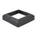 Metal Base Plate Cover - 96 x 96mm - Premium Black Galvanised