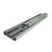 FVG 45.5mm Ball Bearing Soft Close Drawer Runner - Double Extension - 550mm Length - Zinc - 50 Pair