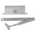Light Duty Fire Door Closer - Power Size 3 - Push/Pull Mounting - Silver
