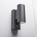 Hampstead 3W LED Outdoor Up & Down Wall Light with PIR - IP54 - 3000K Warm White - Anthracite