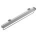 Exel Full Extension Ball Bearing Telescopic Wardrobe Rail - 445-743mm - Max 15kg - Satin Silver