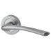 Exel Rimini Latch Door Handle on Rose Kit - Satin Chrome Exel Rimini Latch Door Handle on Rose Kit - Satin Chrome