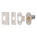 Exel Rimini Latch Door Handle on Rose Kit - Satin Chrome Exel Rimini Latch Door Handle on Rose Kit - Satin Chrome