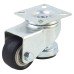 Coldene Heel Castor with Levelling Foot - Swivel - 50kg Max Weight - 40mm Diameter - Orange