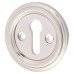 Jedo Parisian Escutcheon - 42mm Diameter - Keyhole - Satin Nickel Jedo Parisian Escutcheon - 42mm Diameter - Keyhole - Satin Nickel