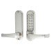 Codelocks CL515 Push Button Code Lock & Latch with Intumescent - Code Free Option - Stainless Steel