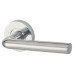 Jigtech Riva Latch Door Handle on Rose Kit - Passage - Polished Chrome