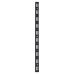 Exel Twin Slot Shelf Wall Upright - 500mm Length - Black Exel Twin Slot Shelf Wall Upright - 500mm Length - Black