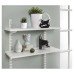 Exel Twin Slot Shelf Wall Upright - 500mm Length - Black Exel Twin Slot Shelf Wall Upright - 500mm Length - Black