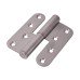 European Style Lift Off Butt Door Hinge - 100 x 89 x 3mm - Left Hand - Satin Stainless Steel - Pair