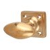 Louis Fraser Oval Mortice Door Knob - 55 x 55mm Square Rose - Light Bronze Louis Fraser Oval Mortice Door Knob - 55 x 55mm Square Rose - Light Bronze