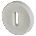 Hoppe AR600/26 Nylon Escutcheon - 52mm Diameter - Keyhole - Diamond White - Pair