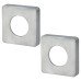 Jigtech Square Passage Rose Cover - 52 x 52mm - Satin Chrome Jigtech Square Passage Rose Cover - 52 x 52mm - Satin Chrome