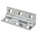 Solid Drawn Butt Cabinet Hinge - 50 x 28 x 1.45mm - Polished Chrome - Pair