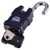 Squire High Security Closed Shackle Padlock - 16 x 16mm Shackle - Keyed to Differ - Blue