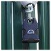 Squire High Security Closed Shackle Padlock - 16 x 16mm Shackle - Keyed to Differ - Blue