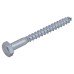Coach Screw - M10 x 100mm - Zinc Plated - Pack of 5