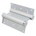 Double Action Self Closing Fire Rated Spring Hinge - 200mm Length - FD60 - Silver - Pair