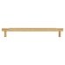Alexander & Wilks Brunel 12mm Knurled T-Bar Cabinet Pull Handle - 192mm Centres - PVD Satin Brass