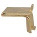 Exel Heavy Duty Raised Bookcase Clip - Electro Brass Plated - Pack of 10