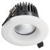 Integral LED Lux Fire 12W IP65 Fire Rated 55°LED Dimmable Fixed Downlight - 3000K - White