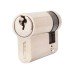 Exel 5 Pin 41mm Euro Single Cylinder - 30 + 11mm - Polished Nickel - Keyed to Differ