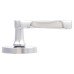 Exel Polished Chrome Scroll Door Handles on Round Rose 