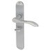 Hampstead Satin Chrome Bathroom Door Handle - Long Plate - Altea Range - 240 x 41mm Hampstead Satin Chrome Bathroom Door Handle - Long Plate - Altea Range - 240 x 41mm