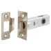 Exel Budget Tubular Latch - 78mm Case - 57mm Backset - Square - Nickel Plated