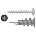 Rawlplug Metal Self-Drill Fixing Plasterboard Plug - 13 x 31mm - Jar of 400 Plugs and 400 Screws