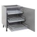 25kg Single Tray Soft Close Pull Out Organiser - Cabinet Width 450mm