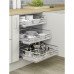 25kg Single Tray Soft Close Pull Out Organiser - Cabinet Width 450mm