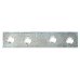Flat Mending Plate - 150 x 15 x 2mm - Zinc Plated - Pack of 10