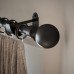 Rothley 25mm Solid Ball Curtain Pole Finial - Matt Black - Pack of 2