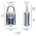 Squire Vulcan Combination Open Shackle Padlock - 40mm Body - 20 x 17mm Shackle - Blue