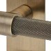 Exel Antique Brass Knurled Bathroom Door Handle - Loxley Range - 150 x 50mm