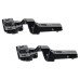 Blum CLIP Top Thick Door Soft Close Cabinet Hinge - 95° - Half Overlay - Black Onyx - Pair