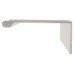 Exel Serva Lipped Edge Cabinet Pull Handle - 160mm Centres - Brushed Aluminium